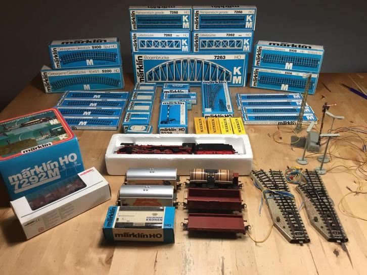 Marklin treinset, Hobby en Vrije tijd, Modeltreinen | H0, Zo goed als nieuw, Treinset, Wisselstroom, Märklin, Analoog, Ophalen of Verzenden