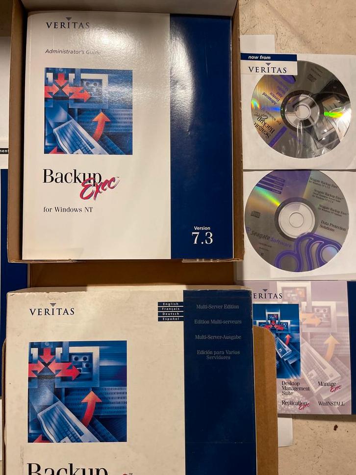 Veritas Backup Exec NT - Versie 7.3, Computers en Software, Besturingssoftware, Gebruikt, Windows, Ophalen of Verzenden