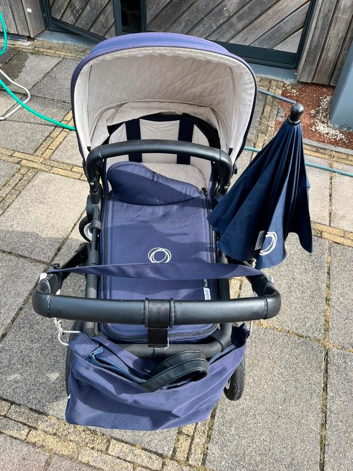 Bugaboo Buffalo - kleur navy, Kinderen en Baby's, Kinderwagens en Combinaties, Gebruikt, Combiwagen, Bugaboo, Verstelbare duwstang