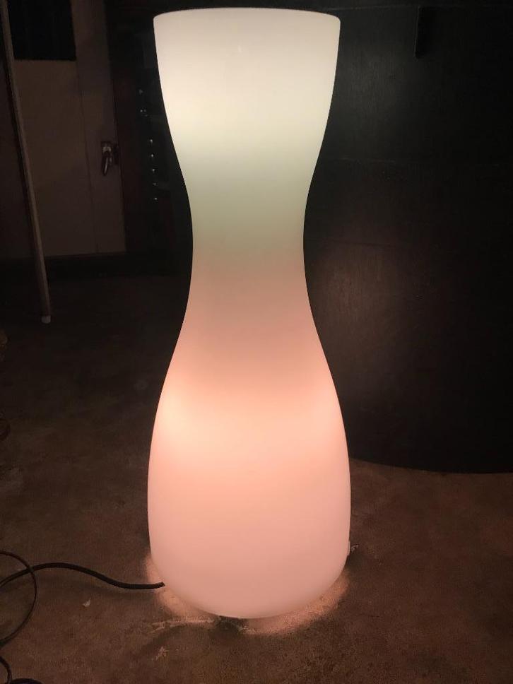 murano glazen tafellamp dress foscarini dafne koz  italy, Huis en Inrichting, Lampen | Wandlampen, Zo goed als nieuw, Glas, Metaal