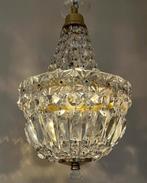 Kristallen Zakkroonluchter vintage kristal apart model, Huis en Inrichting, Lampen | Kroonluchters, Ophalen of Verzenden, Baak