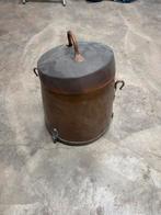 Antieke koperen pot met deksel, Antiek en Kunst, Antiek | Koper en Brons, Ophalen, Koper