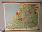 Vintage schoolkaart Zuid Holland, Ophalen, Aardrijkskunde