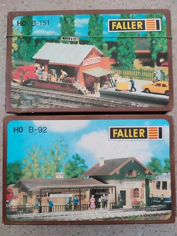 Faller B-92 Station Zindelstein Faller B-151 goederenstation beschikbaar voor biedingen