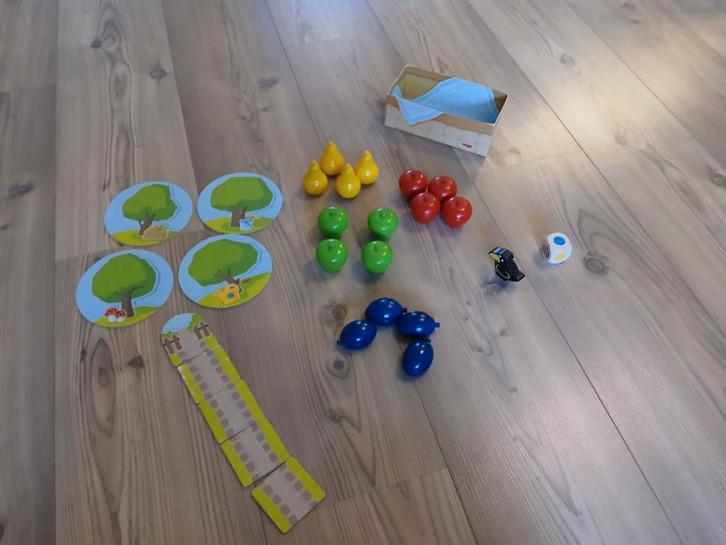 Haba Mijn eerste boomgaard, Hobby en Vrije tijd, Gezelschapsspellen | Overige, Gebruikt, Ophalen of Verzenden