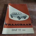 DAF 55 Vraagbaak - 1968, Auto diversen, Handleidingen en Instructieboekjes, Ophalen of Verzenden