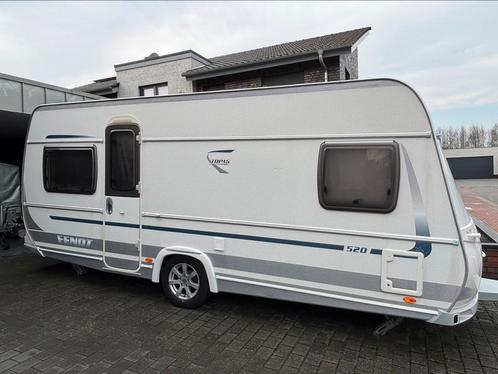 Fendt 520 TFB Topas, Isabella Vorzelt 3m 420kg Zuladung, Caravans en Kamperen, Caravans, Bedrijf, tot en met 4, 1250 - 1500 kg