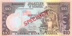 Samoa 10 Tala 2005 Unc Specimen pn 34bs, Ophalen, Los biljet