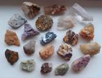 Verzameling mineralen (20 stuks), Verzamelen, Mineralen en Fossielen, Ophalen of Verzenden, Mineraal