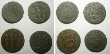 71] West Friesland Lot met 4 Duiten beschikbaar voor biedingen