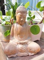 Mooie houten Boeddha, Huis en Inrichting, Woonaccessoires | Boeddhabeelden, Ophalen of Verzenden, Zo goed als nieuw