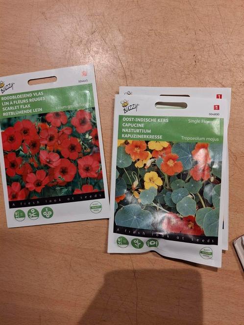 Grote partij Bloemzaden 41 stuks, Tuin en Terras, Bloembollen en Zaden, Zaad, Voorjaar, Volle zon, Ophalen