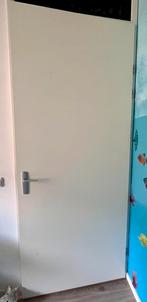 Een deur  Berkvens 231 x 93 cm wit hout, Ophalen, 80 tot 100 cm, 215 cm of meer, Binnendeur