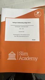 Samenvatting  Slim Academie 2024/2025 geneeskunde Leiden, Ophalen of Verzenden, Beta, Zo goed als nieuw, WO