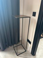 Stijlvolle zwart met goud zuil / plantenstandaard, Ophalen, Zo goed als nieuw