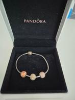 pandora armband 17cm 3 bedels, Sieraden, Tassen en Uiterlijk, Armbanden, Ophalen, Nieuw, Zilver, Zilver