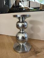Moderne aluminium scandi kandelaar zilverkleurig industrieel, Gebruikt, Overige kleuren, Ophalen of Verzenden, Metaal