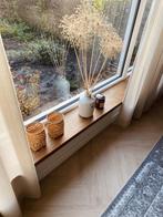 Overzet Vensterbank Massief Eiken - RECHT - 29 en 40 cm diep, Doe-het-zelf en Verbouw, Plinten en Afwerking, Niet ingevuld, Vensterbanken