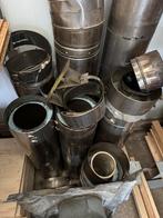 In bouw haard met pijp en doorvoer, Huis en Inrichting, Kachels, Ophalen of Verzenden, Zo goed als nieuw, Hout, Houtkachel
