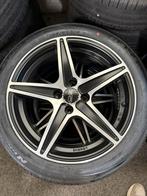 Volkswagen UP OZ velgen + banden 16 inch 4x100 VW, Ophalen, 16 inch, 195 mm, Zomerbanden