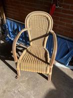 8 Terrasstoelen 1 tafel, Ophalen, Gebruikt, Kunststof, Stapelbaar