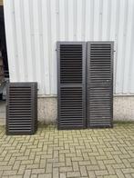 Set van 21 afzelia louvreluiken in nieuwstaat, La belle porte, Jurgen.hoogenboezem@gmail.com, Overige typen, Zo goed als nieuw