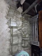 Vintage Glazen voorraadbakken/Potten