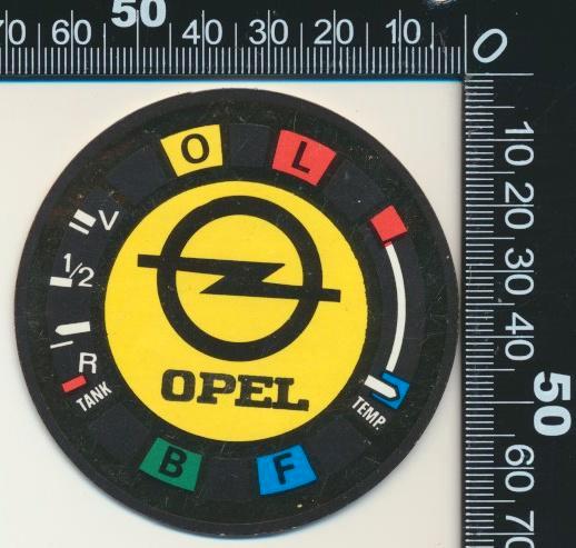 Sticker: Opel (4), Verzamelen, Stickers, Zo goed als nieuw, Bedrijf of Vereniging, Verzenden