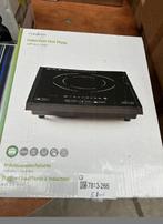 2 Induction hot plate merk Nedis KAIP111CBK1, Nieuw, Vrijstaand, Elektrisch, 4 kookzones