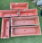 6 NIEUWE ECOPOTS BLOEM/PLANTENBAKKEN., Ophalen, Kunststof, Minder dan 30 cm, Nieuw