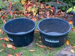 Twee grote speciekuipen met gaten in de bodem, Tuin en Terras, Kweekspullen, Ophalen, Gebruikt, Kweekbak