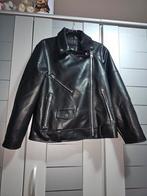 Leren jas maat m valt oversized nieuw, Ophalen, Nieuw, Zwart