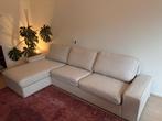 Kivik 4-zitsbank met chaise longue, beige, Ophalen, 300 cm of meer, Zo goed als nieuw, Vierpersoons of meer