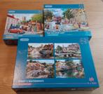 6 mooie en onbeschadigde Gibson legpuzzels, Ophalen of Verzenden, 500 t/m 1500 stukjes, Zo goed als nieuw, Legpuzzel