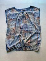 Mouwloze top Geisha maat XS, panterprint blauw, als nieuw, Zo goed als nieuw, Zonder mouw, Maat 34 (XS) of kleiner, Verzenden