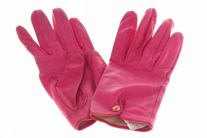 Handschoenen Giorgio Armani zacht roze leer, maat L, Kleding | Dames, Mutsen, Sjaals en Handschoenen, Gedragen, Handschoenen, Maat 42/44 (L)