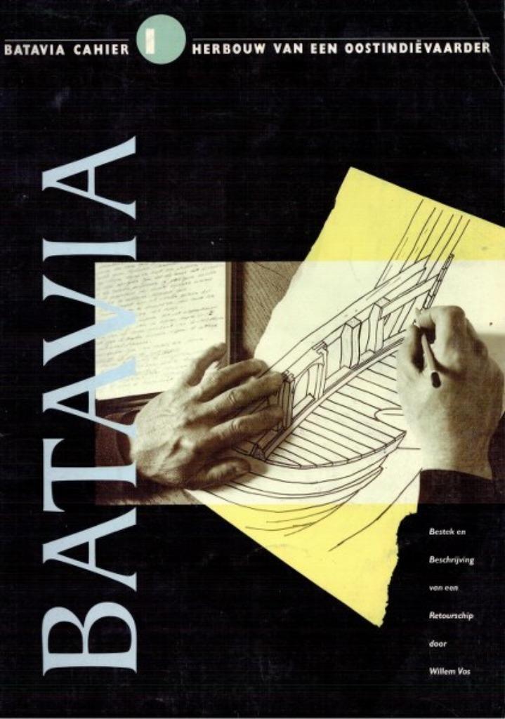 Vos - Batavia Cahier 1 t/m 5  Herbouw Oostindievaarder, Verzamelen, Scheepvaart, Gebruikt, Boek of Tijdschrift, Ophalen
