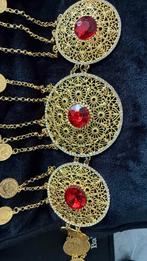 Gouden Tailleriem met Rode Stenen, Minder dan 3 cm, Nieuw, Tailleriem, Ophalen of Verzenden