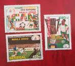 Senegal 2002 ,3 pzs African cup, Verzenden, Overige landen, Gestempeld