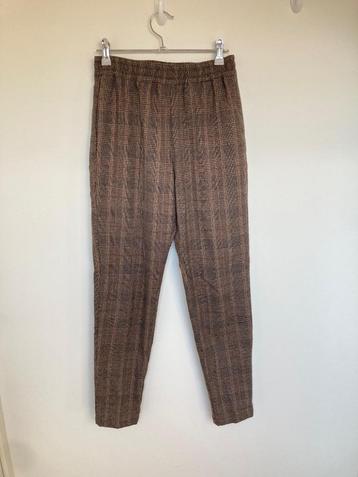 Alpha Studio bruin geruite pull on broek maat IT 42/36 beschikbaar voor biedingen