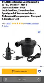 Intex Luchtbed en Elektrische Luchtpomp, Ophalen of Verzenden, Nieuw