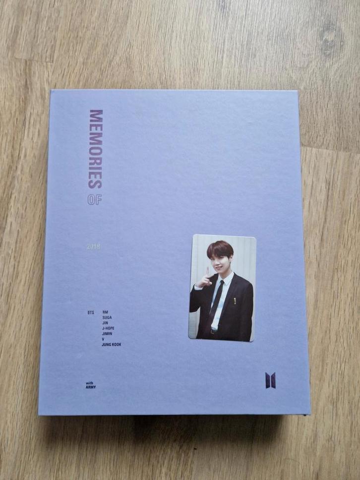 Bts Memories Of 2018 incl. Suga photocard, Verzamelen, Muziek, Artiesten en Beroemdheden, Nieuw, Overige typen, Verzenden