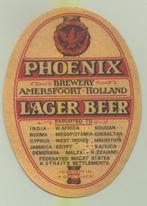 PHOENIX etiket - lager beer nr. 27573, Ophalen of Verzenden, Nieuw, Overige typen, Overige merken