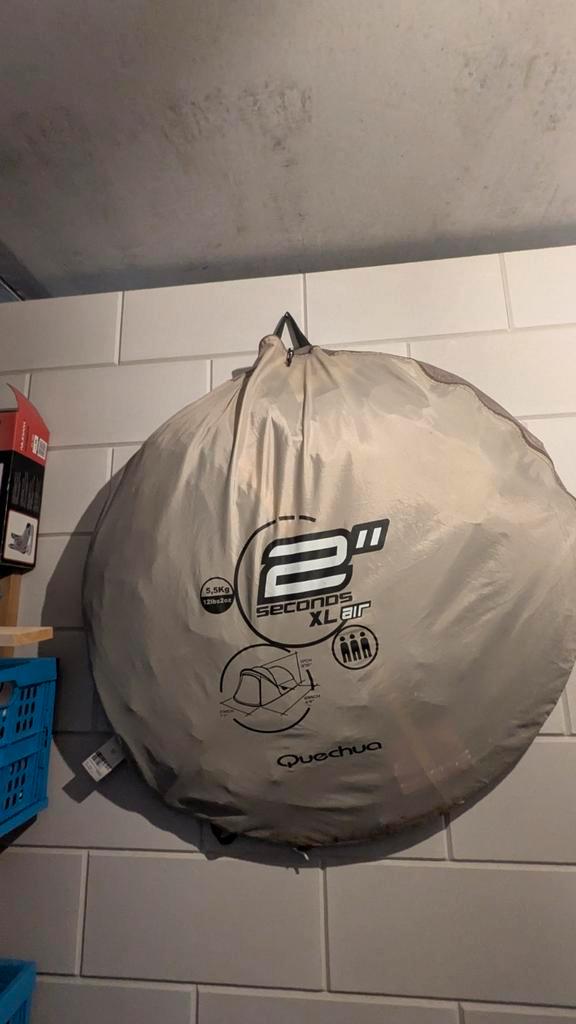 Quechua 2 Seconds XL Air – 3 persoons tent, Caravans en Kamperen, Tenten, tot en met 3, Gebruikt, Ophalen