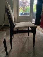 Vintage retro sixties stoelen deens design, Gebruikt, Twee, Bruin, Ophalen of Verzenden