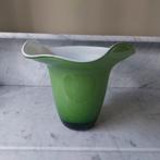 Villeroy &Boch prachtige groene geschulpte vaas, Ophalen of Verzenden