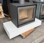 Stuv 16/68 cube op witte sokkel houtkachel, Ophalen, Gebruikt, Houtkachel, Vrijstaand