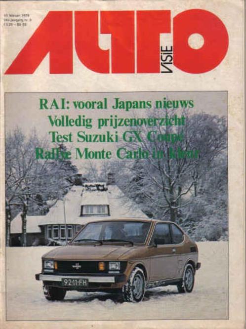 Autovisie 3 1979 : Suzuki SC 100GX Coupe - Audi 50 - VW Polo, Boeken, Auto's | Folders en Tijdschriften, Gelezen, Algemeen, Ophalen of Verzenden