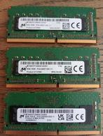 3x 8GB ddr4 laptop geheugen €15 per stuk, Computers en Software, RAM geheugen, Ophalen, Zo goed als nieuw, DDR4, Laptop