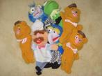 Muppets handpoppen 6 stuks, Ophalen of Verzenden, Zo goed als nieuw, Overige typen